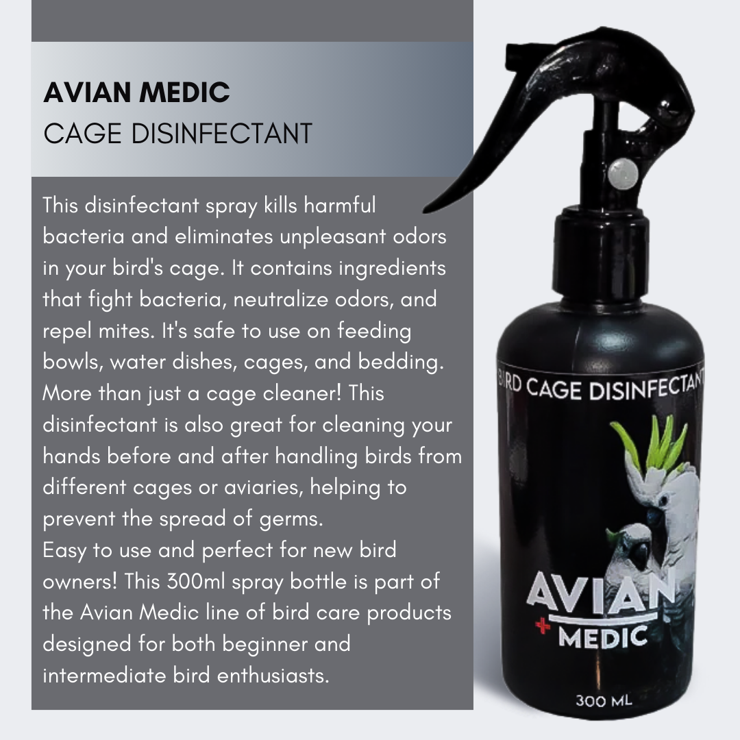 Bird Cage Disinfectant Spray 300ml - PetProvo - COPYRIGHT RESERVED - Images by BEFOUNDSTUDIO.co.za