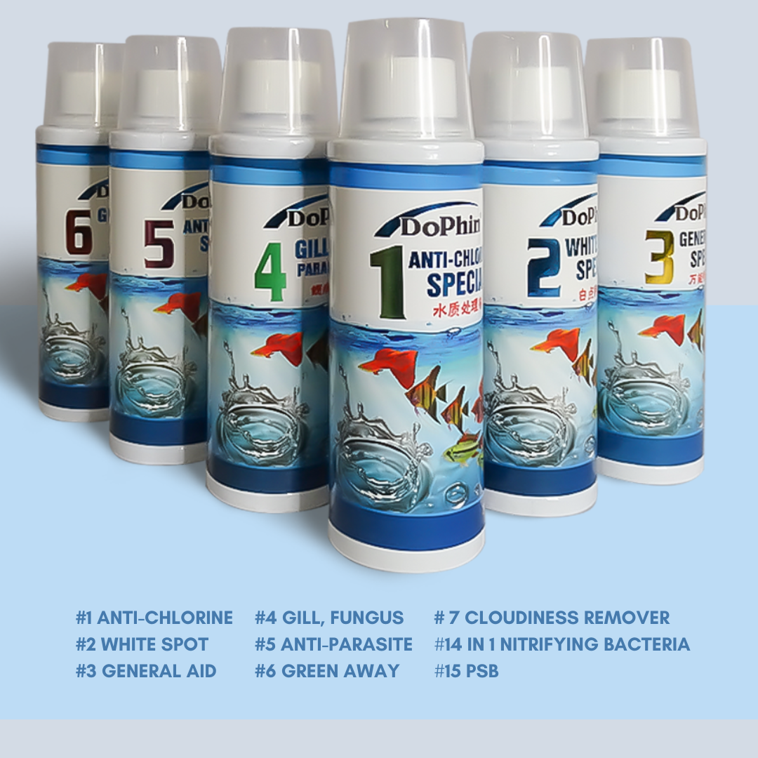 DoPhin® #4 Aquarium Gill Fungus Treatment - Safe & Effective 200ml - PetProvo - COPYRIGHT RESERVED - Images by BEFOUNDSTUDIO.co.za