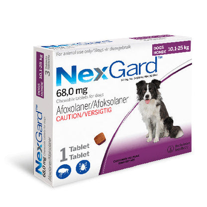 NexGard Chewables for Dogs | Monthly Flea & Tick Treatment